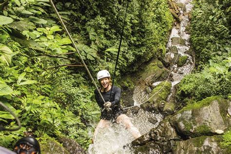 Arenal Volcano Combo Tour La Fortuna Rafting Plus Canyoning