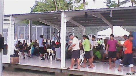 Manus Island Australia Asylum Seekers On Hunger Strike Bbc News