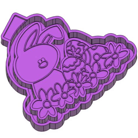Stl File Easter Bunny Freshie Mold Silicone Mold Box 📦・3d Printable