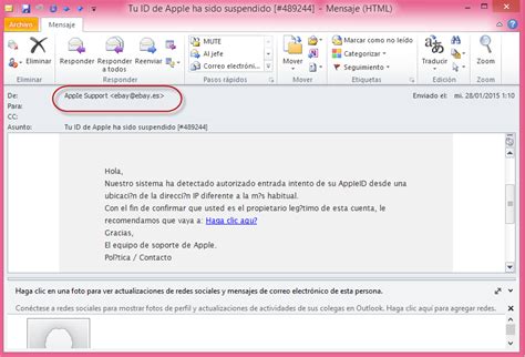 Use attention when emailing a department or an individual when all you have is the general email address for the organization. Apple ID user? Careful! There is a new phishing attack! - Panda Security Mediacenter