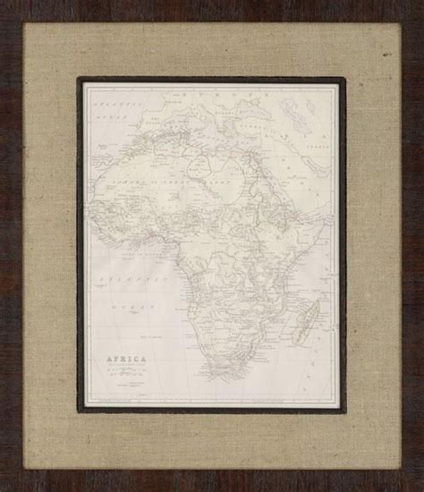 Asia And Africa Maps Framed Wall Art Set Of 2 Framed Wall Art Sets