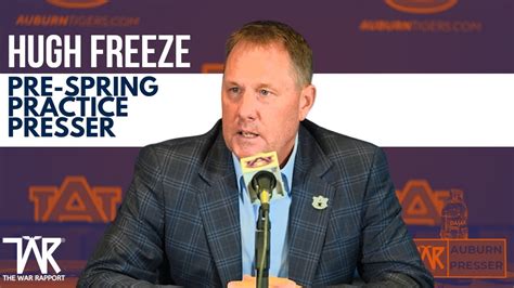 Auburn Press Conferences Coach Freeze Talks About The Auburn Football