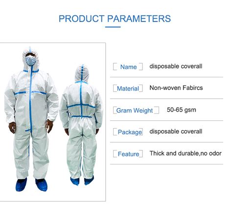 Manufacture Of Practical Disposable Protective Clothing Suit Overall