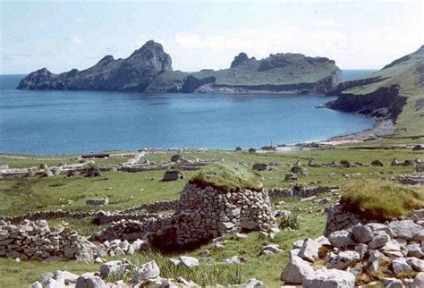 Lonely Hirta Island Of The St Kilda Archipelago Was Abandoned By