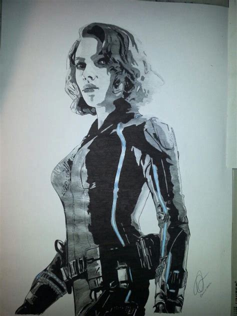 Scarlett Johansson As Black Widow On Marvel Avengers Marvel Fanart