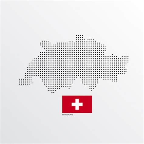 Design Do Mapa Suíça Vetor Grátis