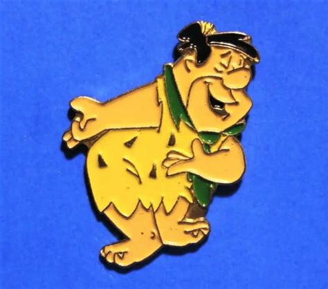 Flintstones Fred Flintstone Hanna Barbera Cartoon Vintage Lapel