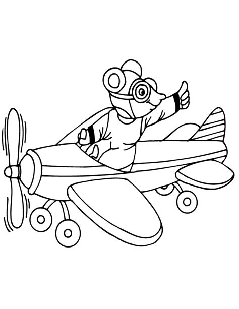 Cute Airplane Coloring Pages Clip Art Library