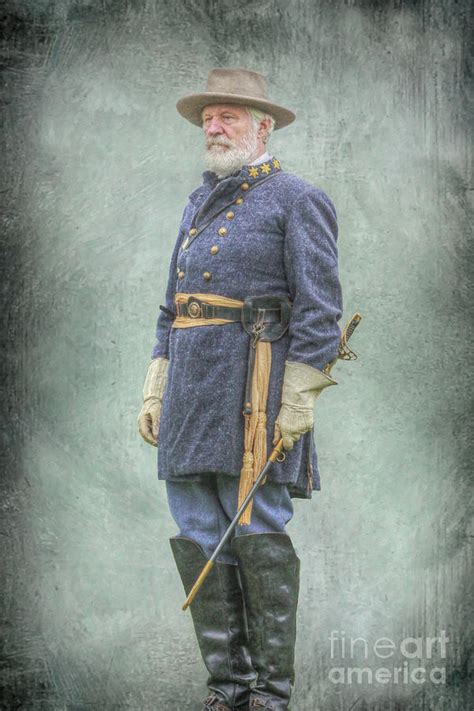 Confederate General Robert E Lee Digital Art By Randy Steele Fine Art
