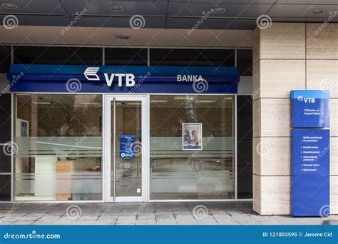 Vtb Bank Also Known As Vtb Banka Logo On Their Main Office For Belgrade