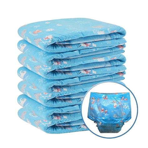 Abdl Adult Diaper Lover Cute Print Patterns Elastic Waistline Diaper