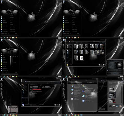 Windows 7 Theme Black Glass Mac 2 By Tono3022 On Deviantart
