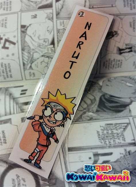 Naruto Uzumaki Bookmark Manga Bookmark Cute By Kowai2kawaii 200