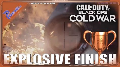 Call Of Duty Black Ops Cold War Explosive Finish Bronze Trophy