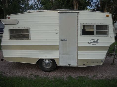 1971 7x14 Shasta Loflyte Vintage Travel Trailer Camper Original With