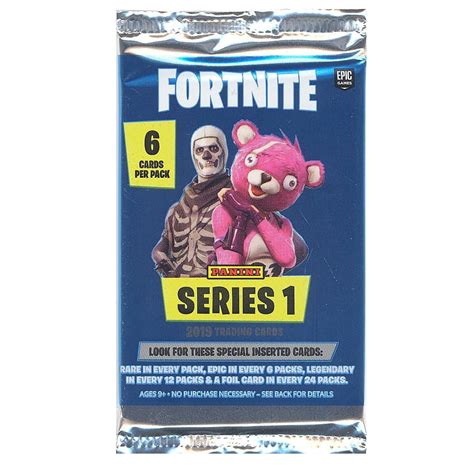 Panini 2019 Fortnite Series 1 Trading Cards Pack 6 Cards