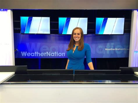 Stunning Caroline Brown At Weather Nation Hotreporters
