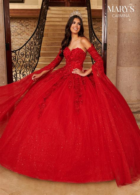 Long Sleeve Red Quinceanera Dresses Ubicaciondepersonascdmxgobmx