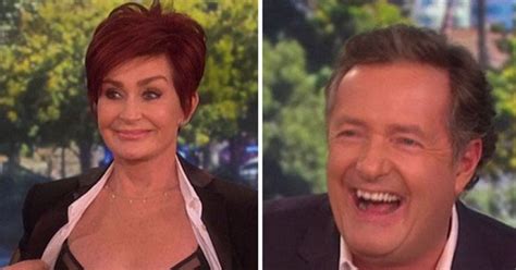 — piers morgan (@piersmorgan) march 10, 2021. CleavageGate continues as Sharon Osbourne flashes Piers ...