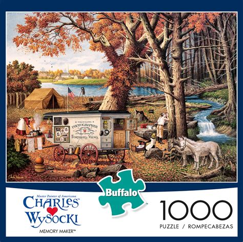 Buffalo Games Charles Wysocki Memory Maker 1000 Piece Jigsaw