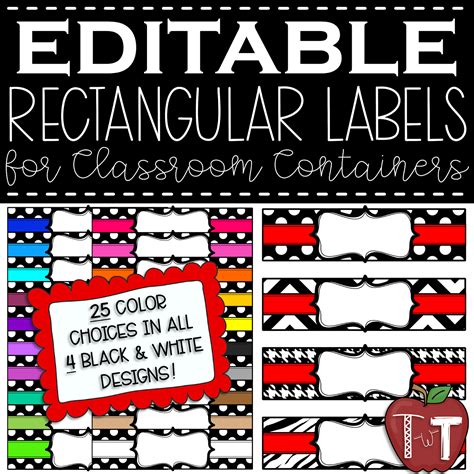 Teaching With Terhune Editable Classroom Labels