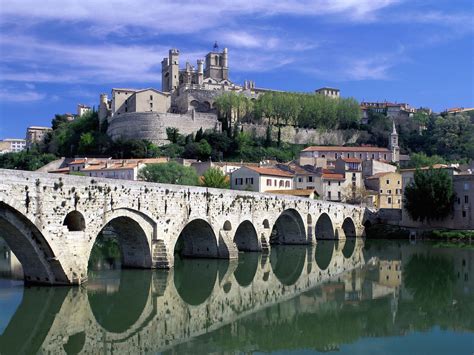 Beziers France-Orb River Wallpaper-Free France Downloads