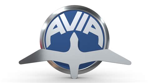 Avia Logo 3d Model Logotype Cgtrader