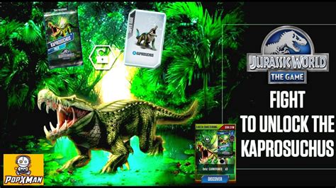 Jurassic world the game เปดประเดมตกน มนมวนวฮา KAPROSUCHUS