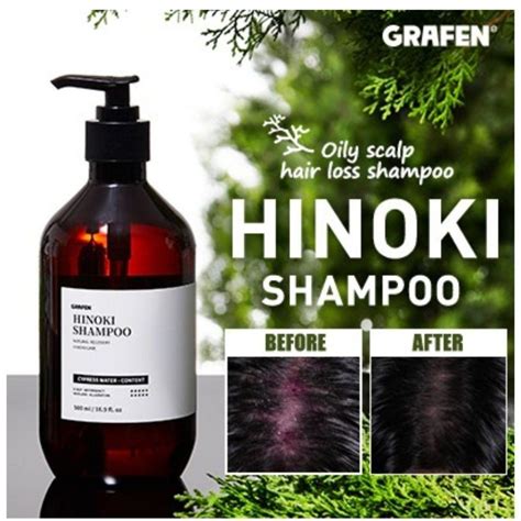 Corrected grammars and added structure. Grafen Hinoki shampoo for hair loss/oily scalp 500ml ...