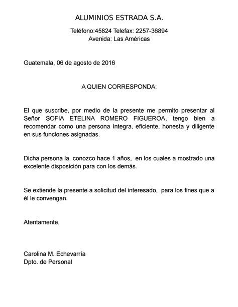 Cómo solicitar una carta de recomendación laboral en Guatemala