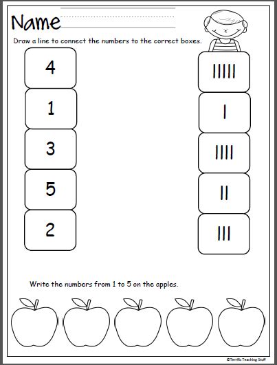 Free Number Worksheet For 1 5 Made By Teachers
