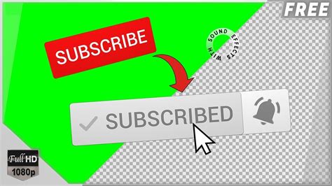 Free Download Subscribe Button Notification Bell