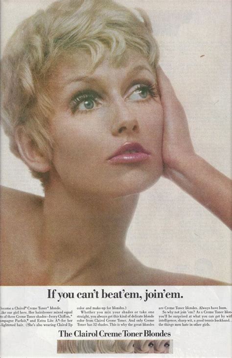 1967 Clairol Blonde Clairol Beauty Ad Blonde Dye