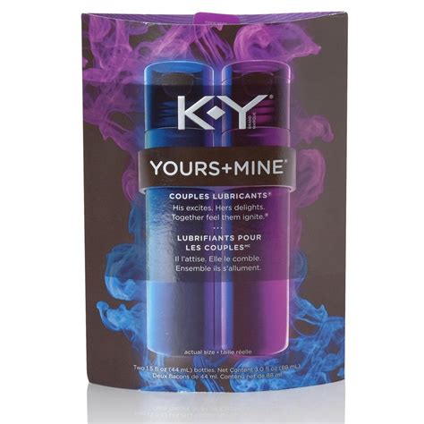 Couples Lubricant K Y Yours And Mine Lube For Him And Her