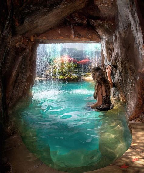 Water Caves Grotto Custom Pool Caves With Images Cool Pools