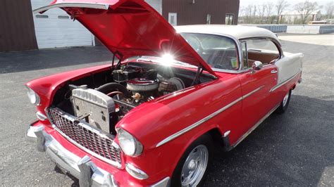 1955 Chevrolet Bel Air Rust Free From Virginia See Video Stock 185td