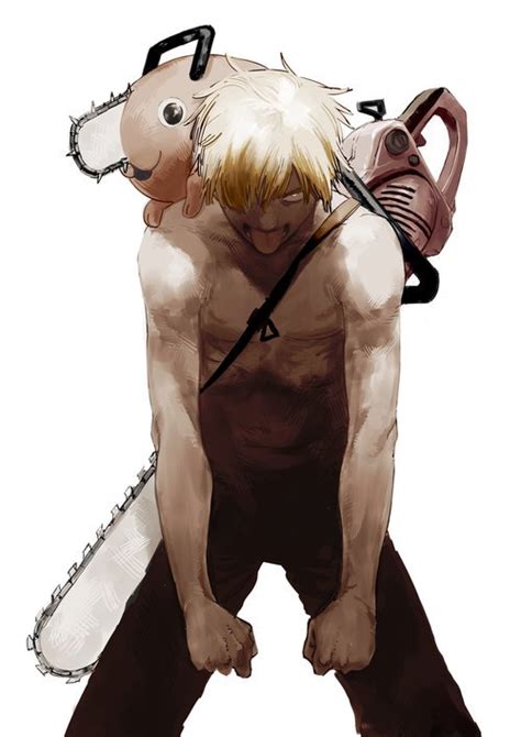 Pochita liked killing devils in hell, it was fun in hell. Chainsaw Man - Denji & Pochita | Manga, Desenhos, Anime