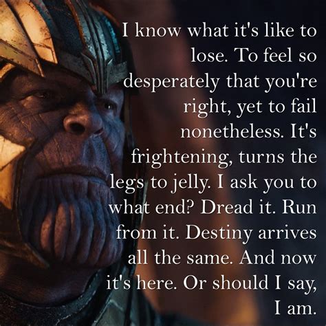 Thanos Quotes Endgame And Infinity War Shortquotescc