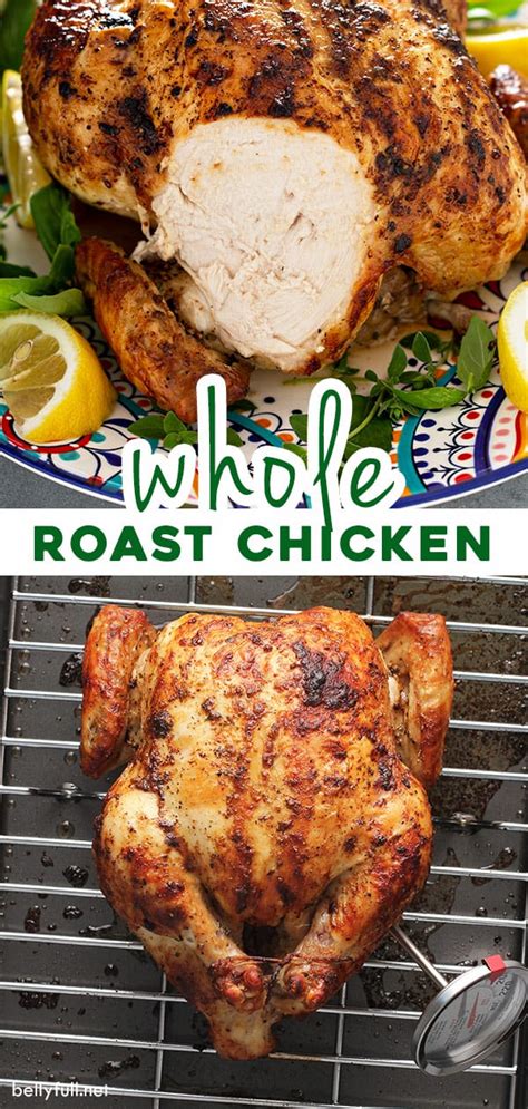 easy roast chicken belly full
