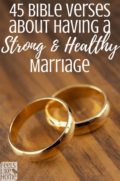 45 Bible Verses About Having A Strong And Healthy Marriage