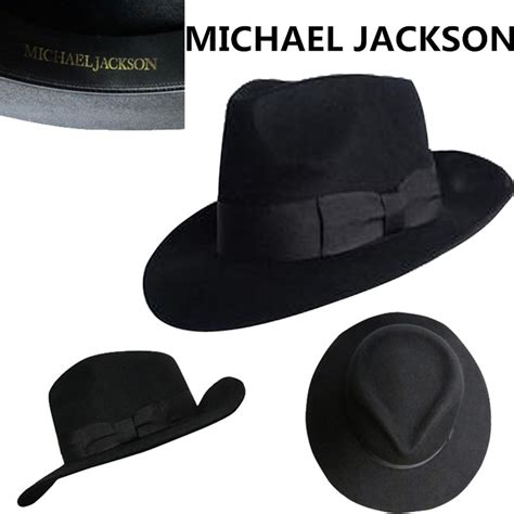 The Best Fedora Black Wool Retro Hat Of Michael Jackson For Mj Fans