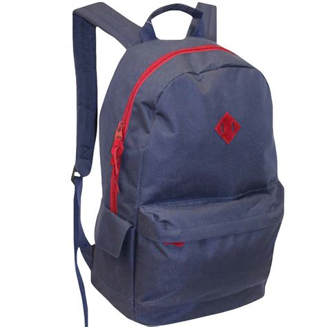 258a Navy Polyester Backpack Bagzone Supplier Of Wholesale