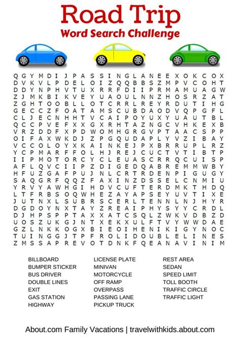 This is an exhaustive list, right? Free Printable Travel Games for Kids | Road trip games ...