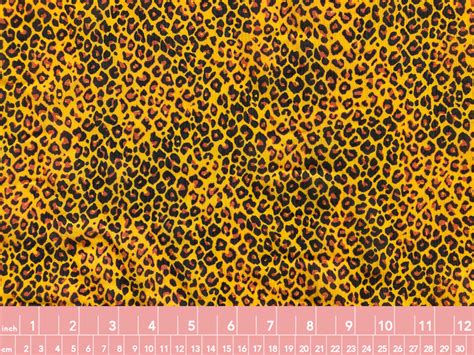 Italian Viscosesilk Crinkle Chiffon Mini Leopard Print