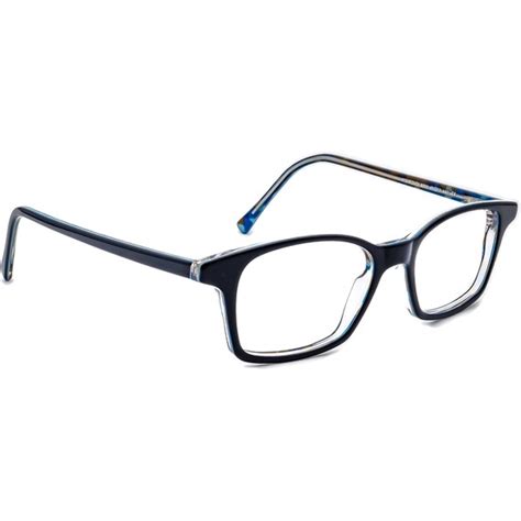 Lafont Issy And La Eyeglasses Pourquoi 3034 Blue Rectangular Etsy