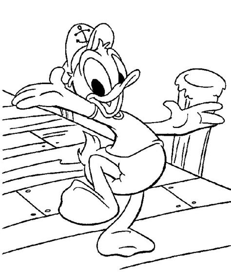 Coloring Page Donald Duck 30137 Cartoons Printable Coloring Pages