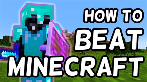 How To Beat Minecraft For Beginners Youtube