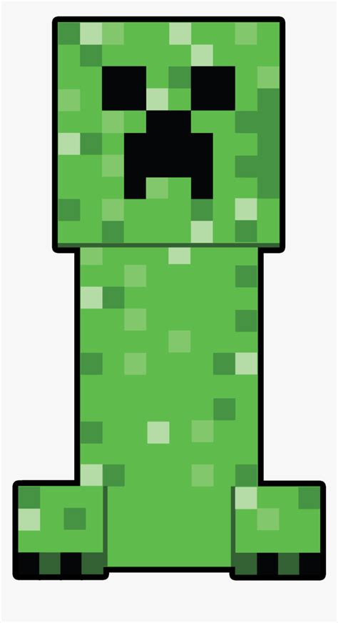 Creeper Vector Minecraft Creeper Clipart Hd Png Download Kindpng