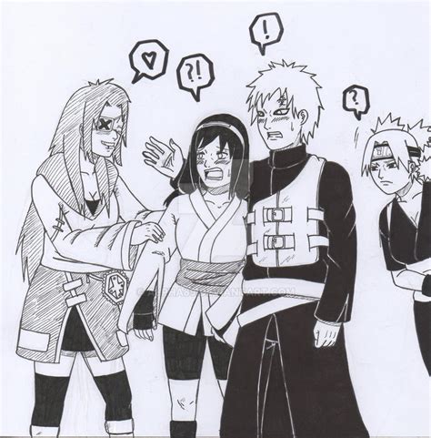 Commission Gaara With Naruto Ocs By Alpha89 On Deviantart