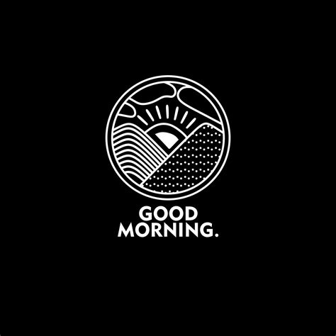 Good Morning Logo Illustration In Flat Design 17047553 Vector Art At